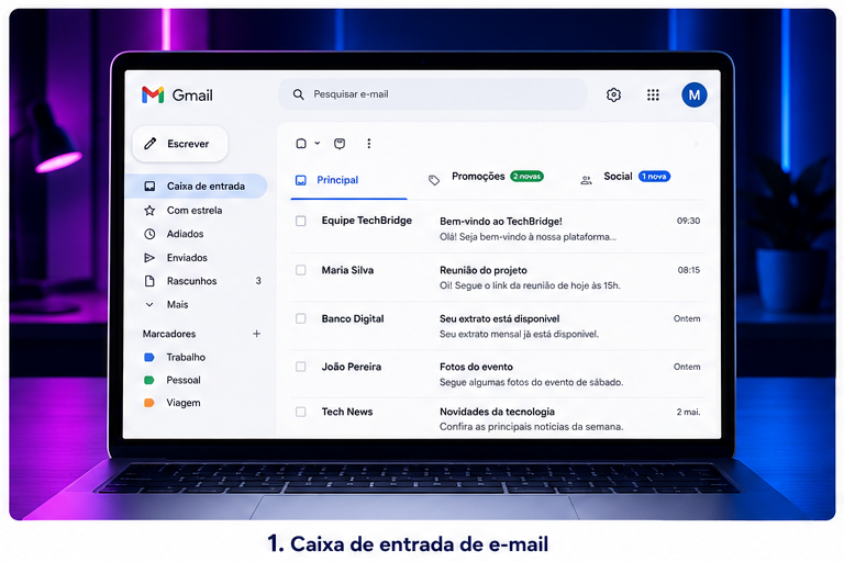 Caixa de entrada de e-mail